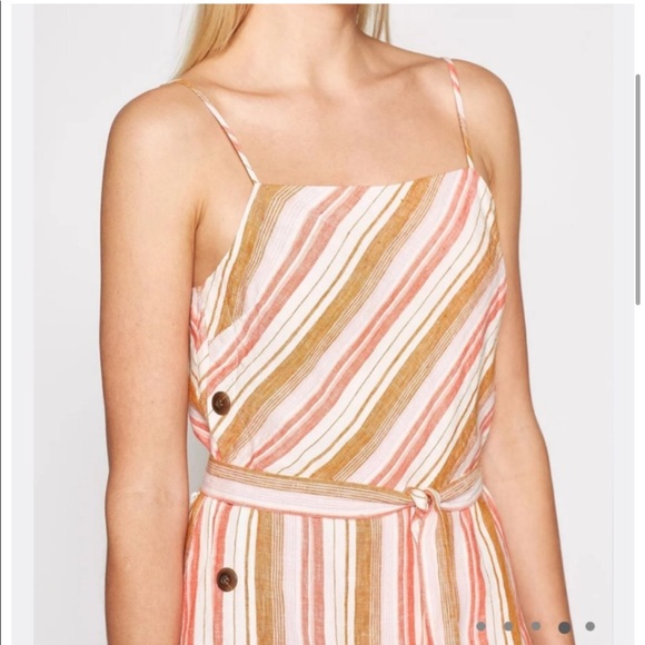 NWT Joie Khari Linen Island Sunset Dress - Picture 11 of 12